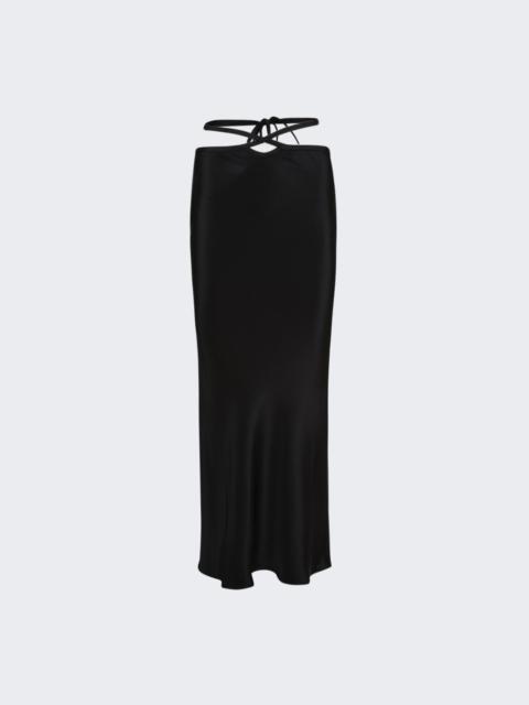 Loophole Tie Skirt Black