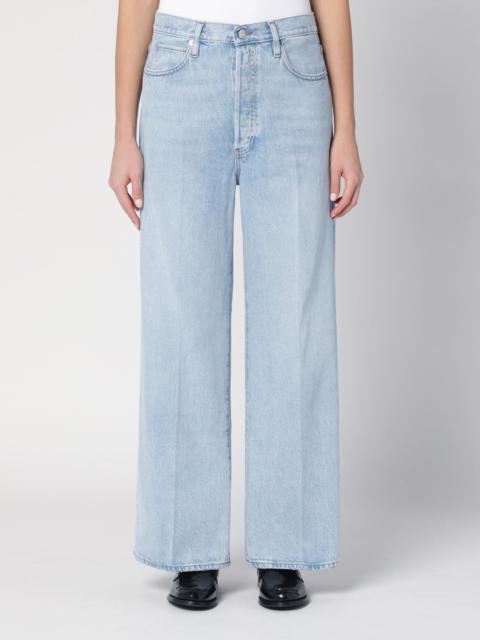 Low Baggy Wide Leg Jeans in Organic Denim