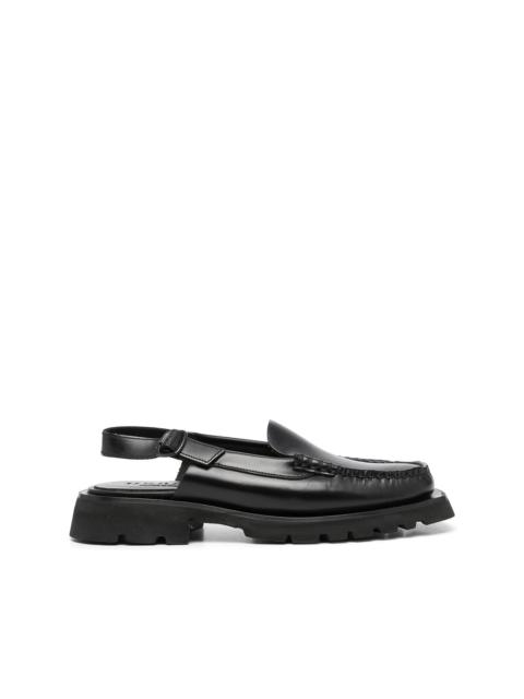 slingback strap loafers