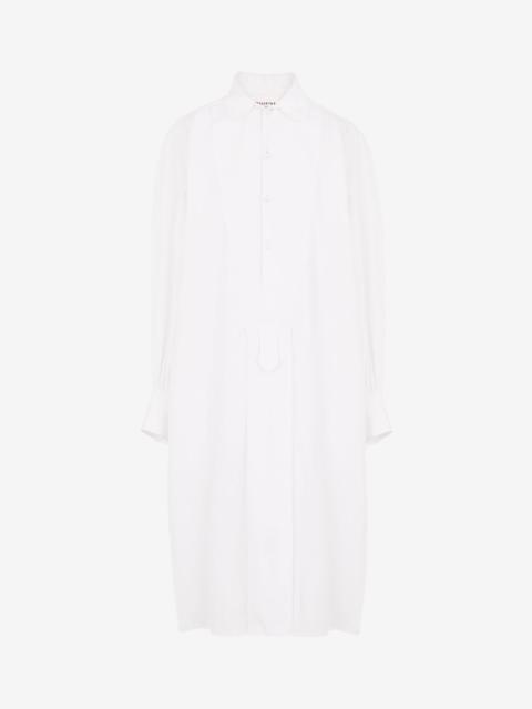 Cotton shirt dress