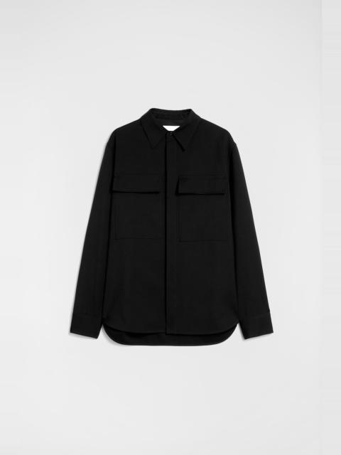 Lightweight Wool Gabardine Shirt