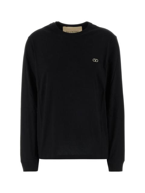 Black cotton t-shirt