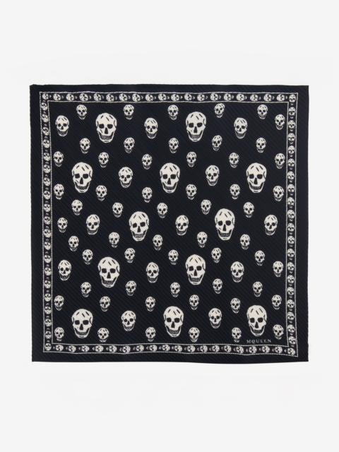 Pleated Skull Scarf