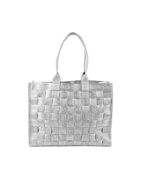 jacquard woven tote bag