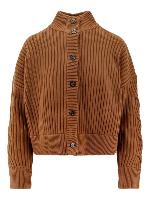Afelio button-fastening cardigan
