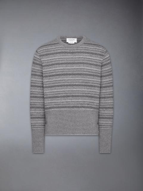 FAIRISLE JACQUARD CASHMERE PULLOVER