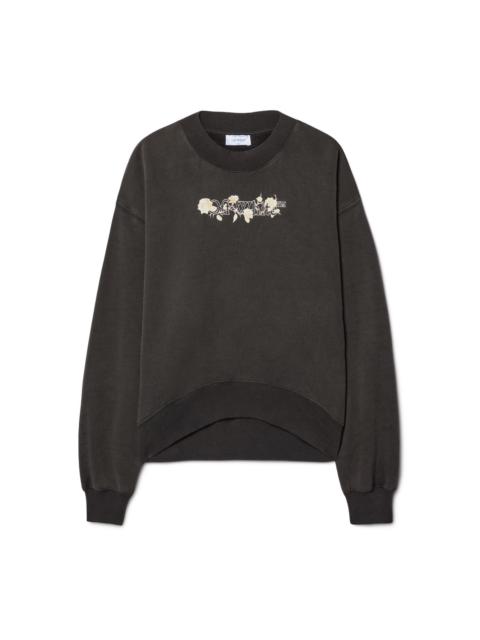 Black Bookish Rose Sweatshirt