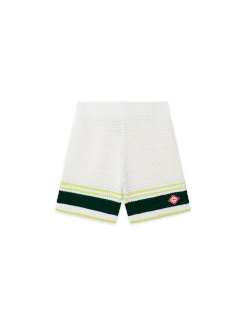 Crochet Tennis Shorts | Casablanca Paris