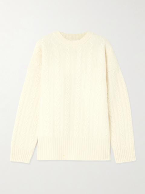 Cable-knit Wool Sweater
