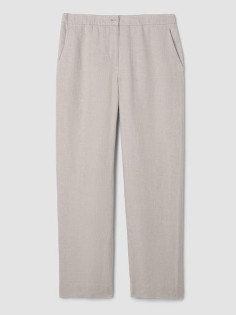 Heavy Organic Linen Full-Length Straight Pant