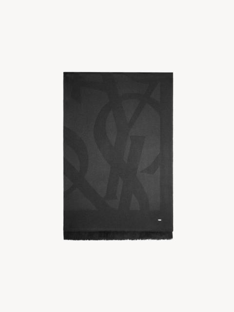 CASSANDRE SCARF IN WOOL JACQUARD