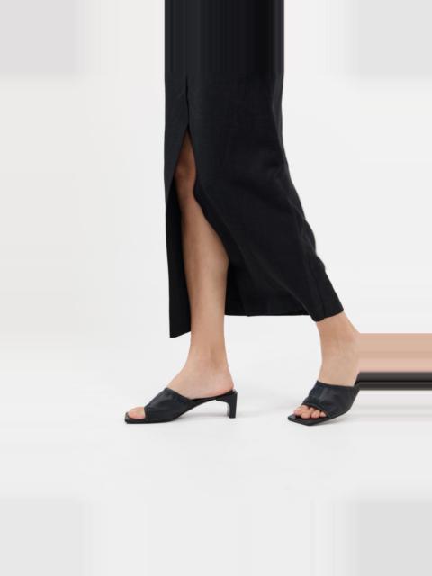St Agni Ines block heel mule sandals in 