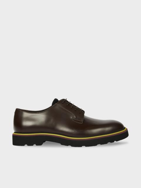 Dark Brown Leather 'Ras' Shoes
