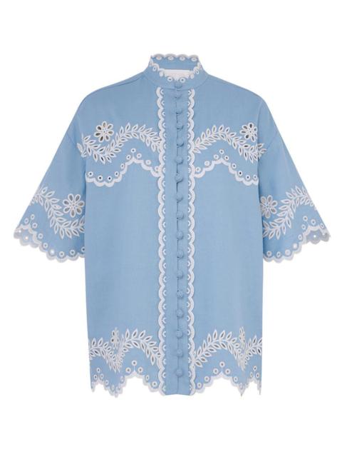 JUNIE EMBROIDERED SHIRT