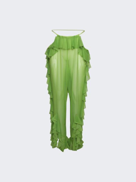 Mermaid Ruffled Pant Pistachio
