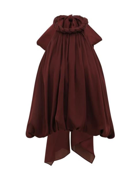 LUNA BILLOW HALTER TOP