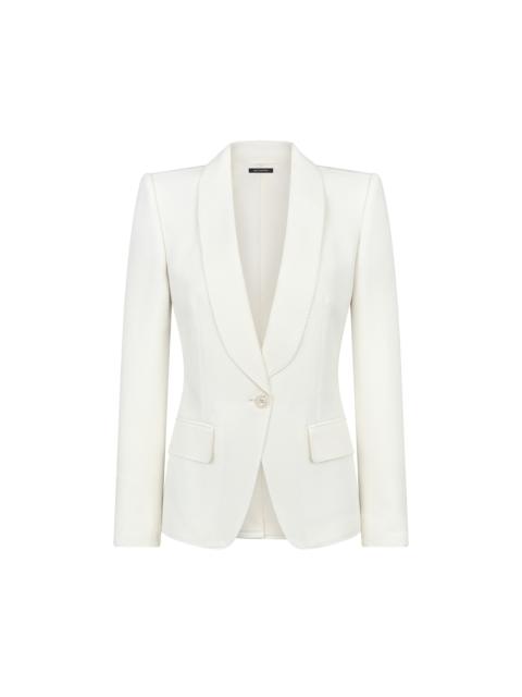 SINGLE BREASTED SHAWL LAPEL JACKET