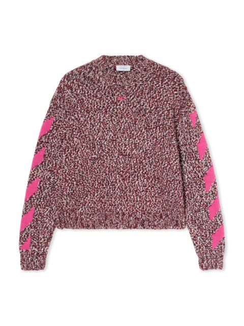 Mouline Arrow Knit Crewneck Sweater