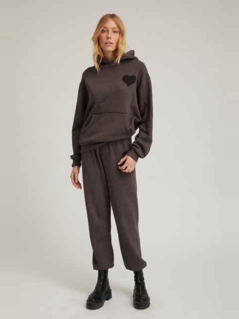 CHARCOAL HEART HOODIE