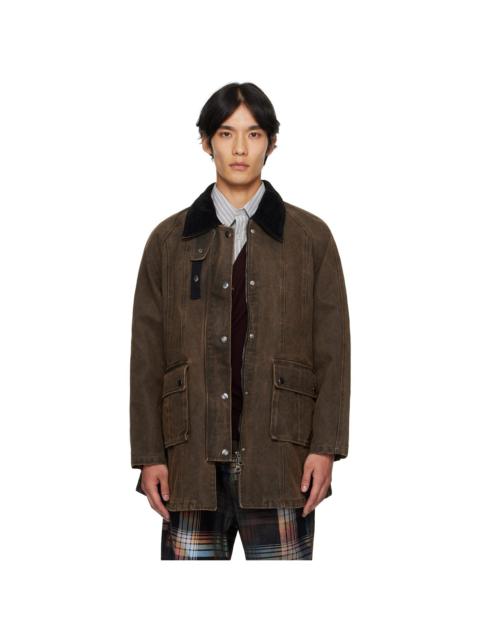 Brown Kerri Trapez Work Jacket