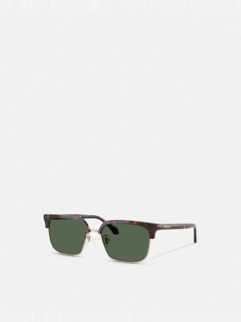 Signature Low-Bridge Squared Sunglasses