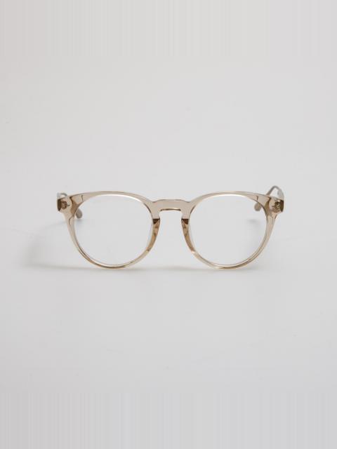 Kaan Oval Optical Frame in Light Gold