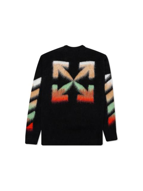 OFF-WHITE Diagonal Arrows Motif Sweater Black
