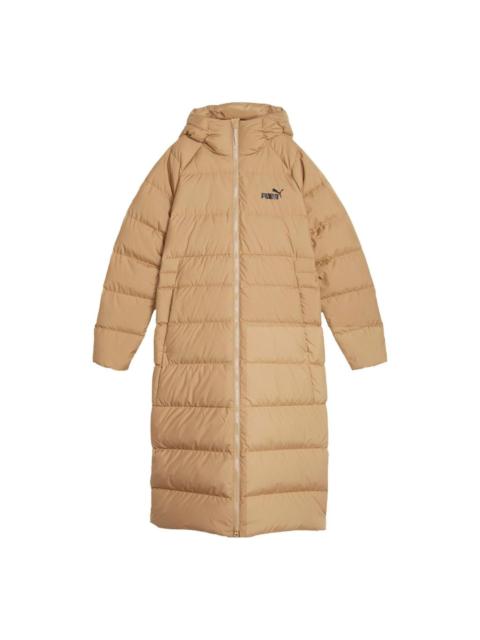 (WMNS) PUMA Long Hooded Down Coat 'Beige' 678331-85