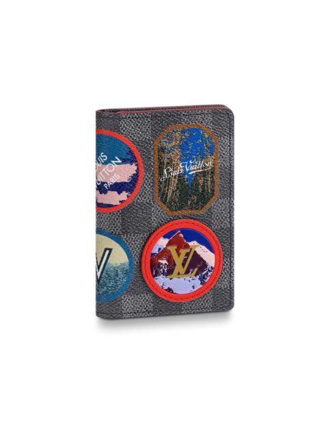 Louis Vuitton Pocket Organizer Damier Graphite Alps Grey