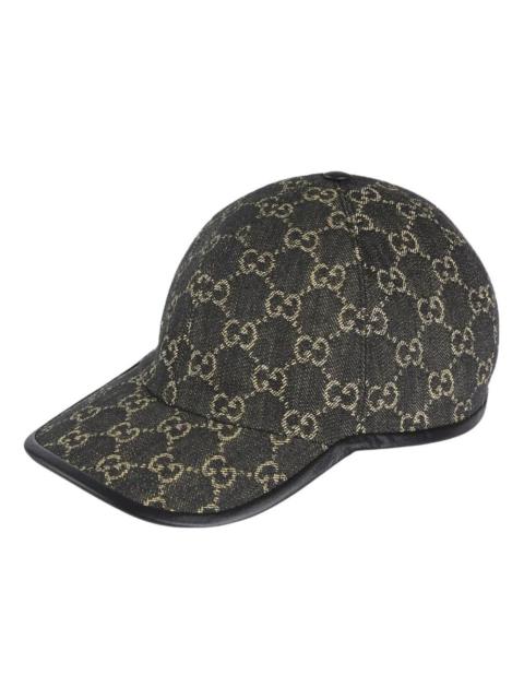 GG denim baseball hat
