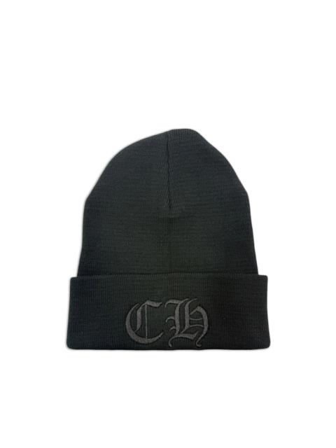 embroidered-logo beanie hat