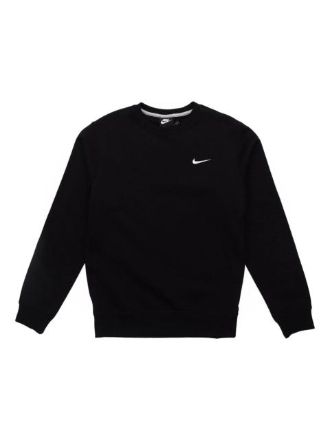 Nike Solid Color Fleece Lined Stay Warm Pullover Black 916609-010