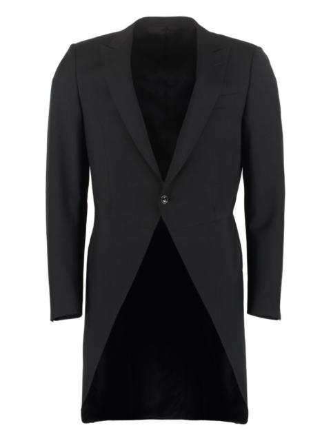 single-breasted long-sleeve jacket