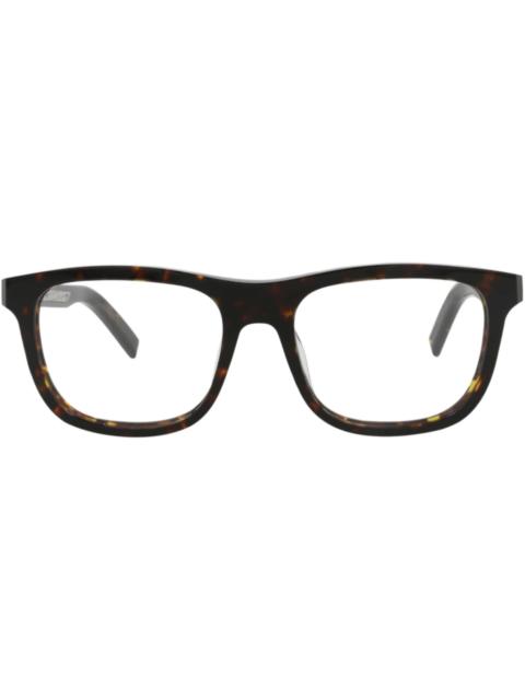 Berluti Square-Frame Acetate Optical Frames Havana Havana Transparent (BL50013U-54-052)
