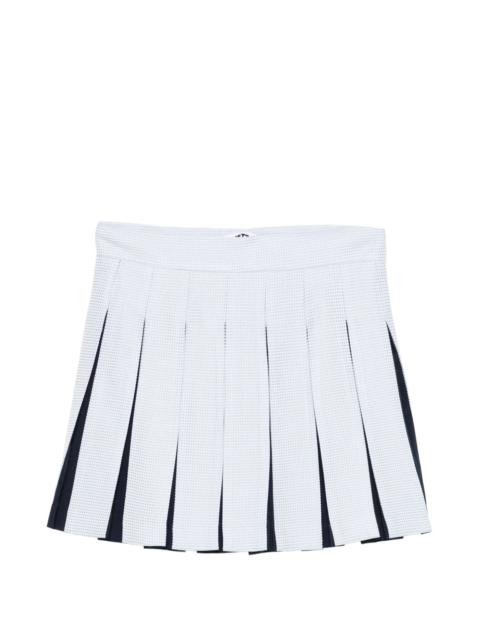 Vivetta Textured Pleated Mini Skirt