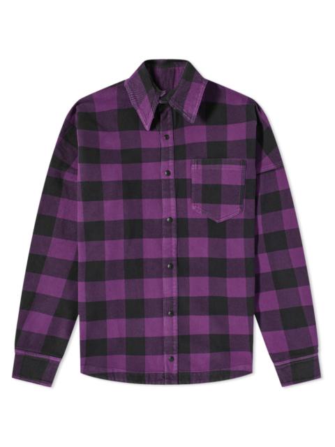 Palm Angels Check Logo Overshirt