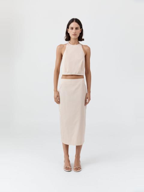 Paper Taffeta Cocoon Top - Pink Salt