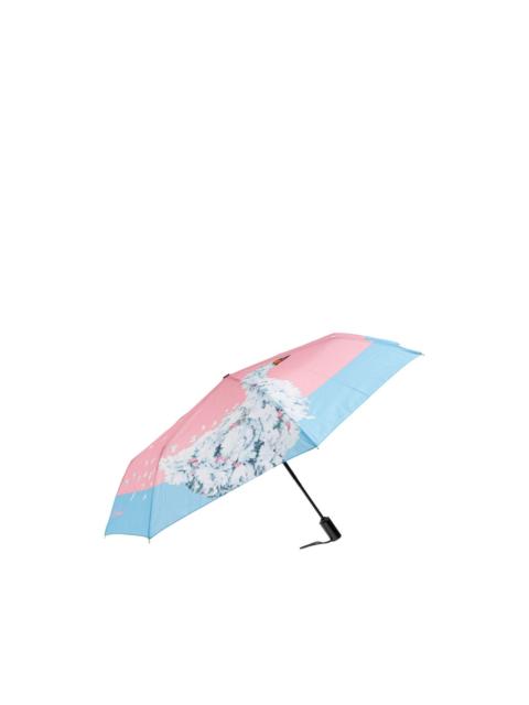 floral-print umbrella