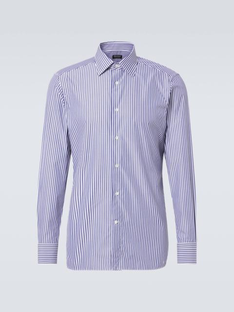 Striped cotton shirt