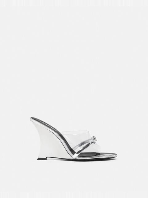 Gianni Ribbon Wedge Mules 3.7" / 95 mm