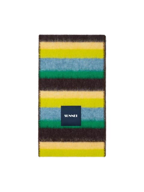 multicolour stripes scarf