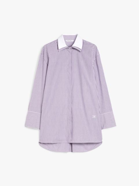 TUBINGA Striped poplin oversized shirt
