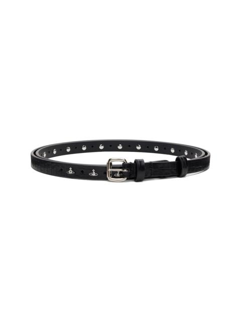 Black Mini Alex Charm Belt