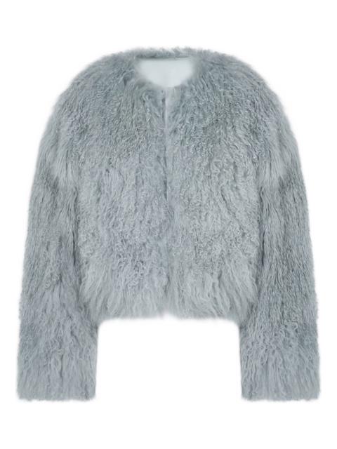 cropped fur jacket
