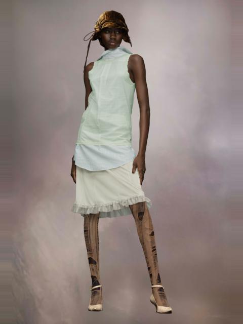 Back to front check shirt