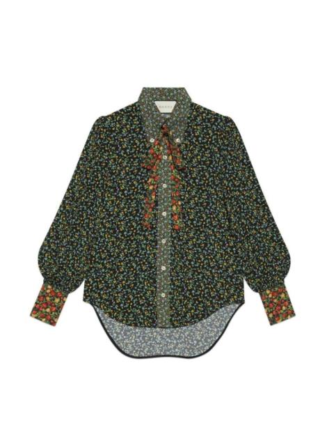 Gucci Liberty floral crêpe shirt