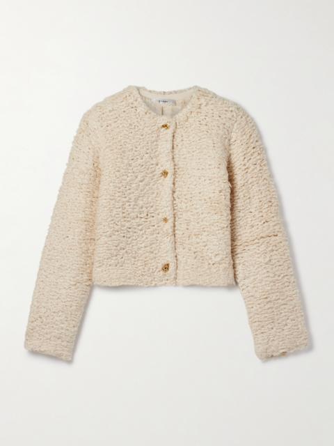 The Shag Cropped Knitted Cardigan