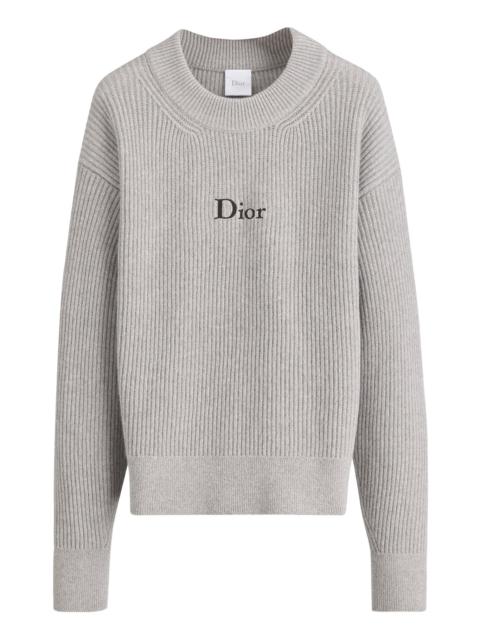 RIBBED WOOL AND CASHMERE OVERSIZED SWEATER