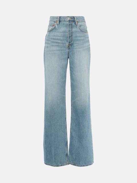 ’70s high-rise wide-leg jeans