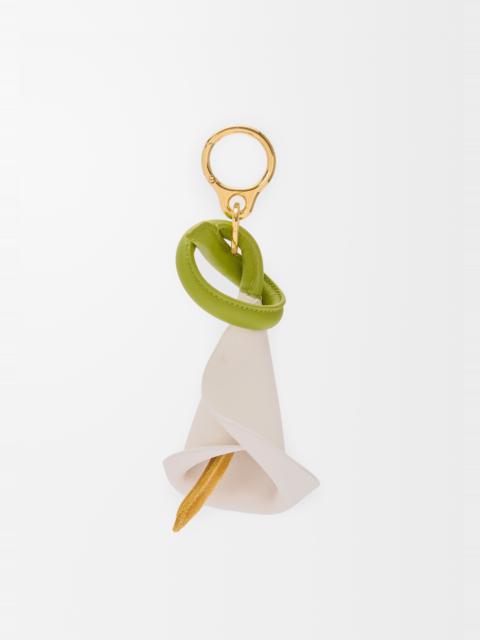 Calla charm in calfskin